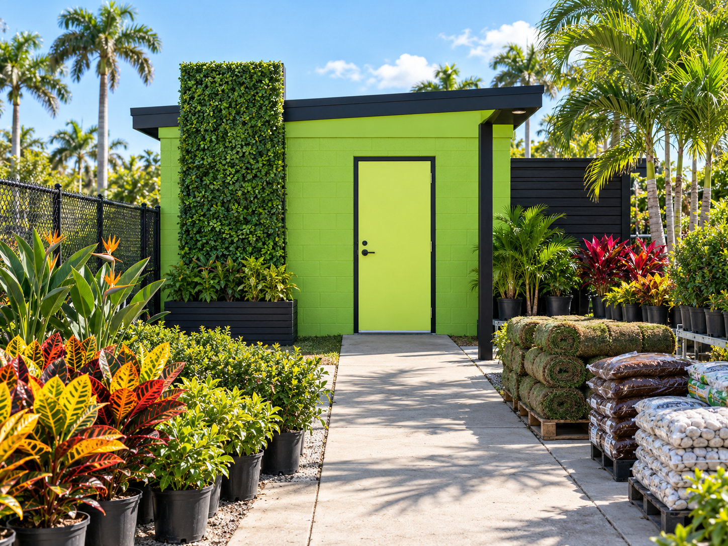 Plants and mulch available for nursery pickup